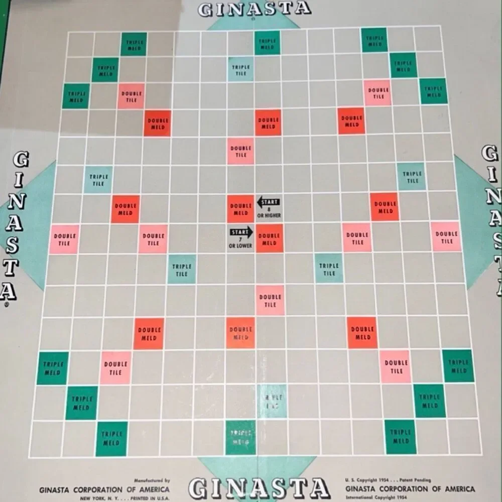 1954 Mid Century Ginasta Board Game Extremely Rare COMPLETE